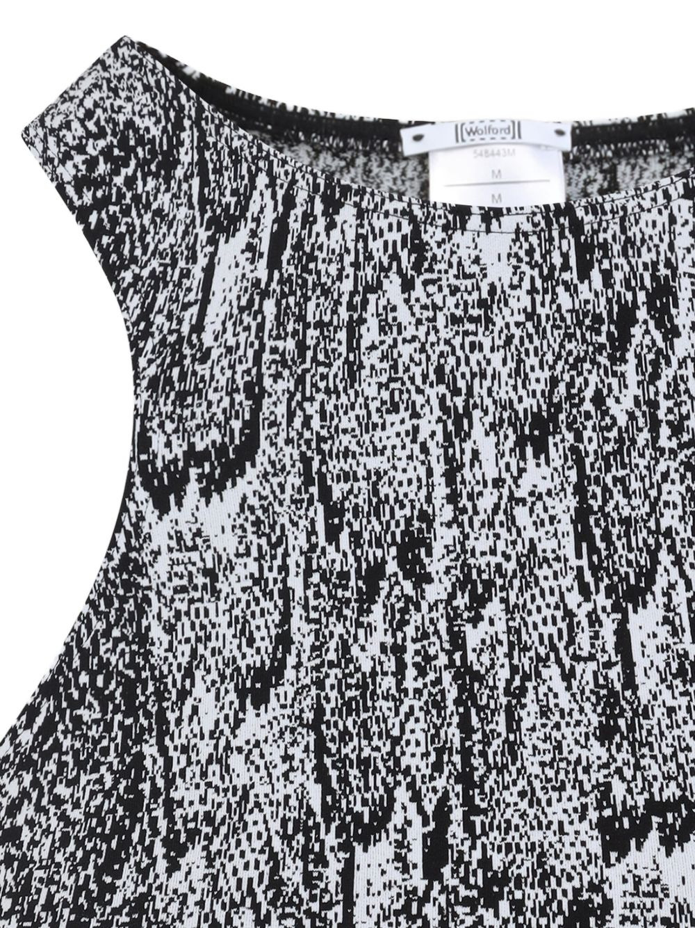 snakeskin-print halter-neck top - 4
