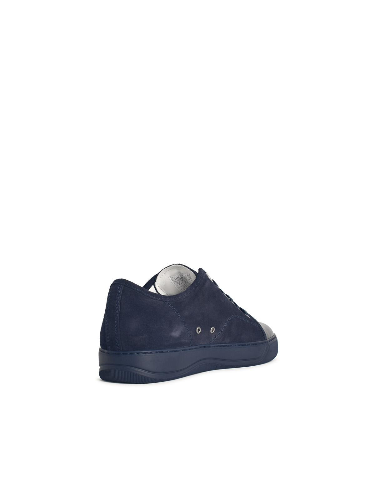 Lanvin 'Ddb1' Navy Black Leather Sneakers Men - 3