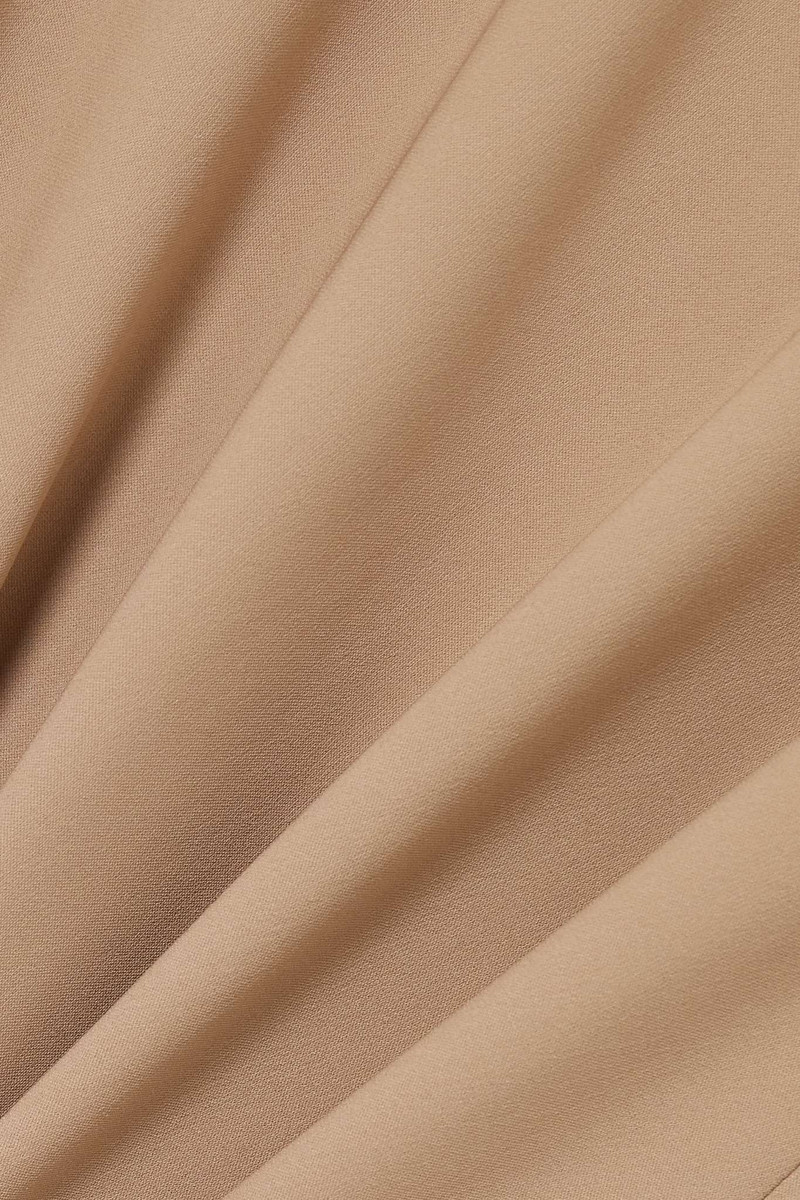 Cape-effect cutout silk midi dress 4