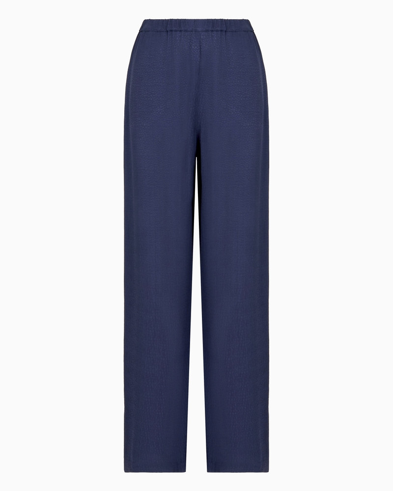 ARMURE VISCOSE TROUSERS WITH AN ELASTICATED WAIST 1
