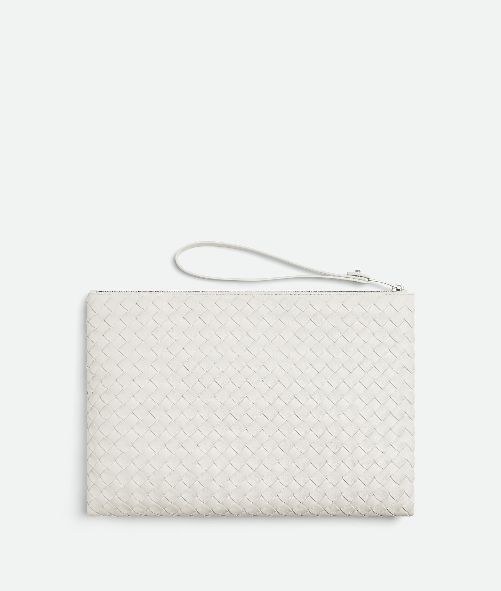 medium intrecciato flat pouch - 3