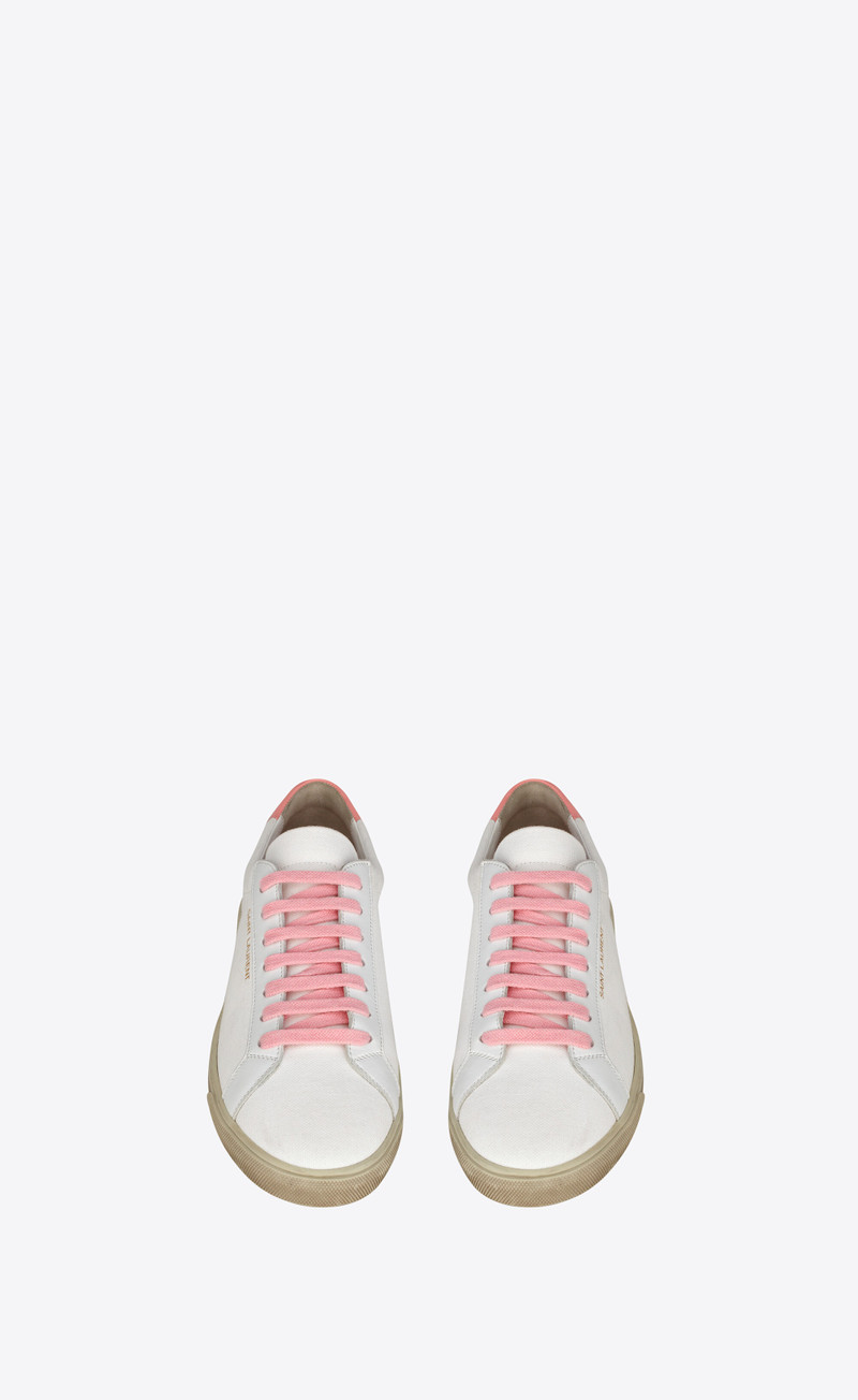 SAINT LAURENT andy sneakers in canvas outlook