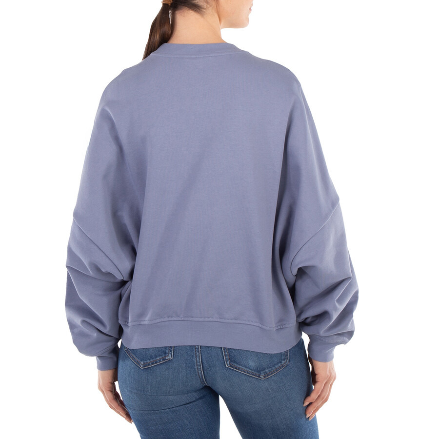 Marni Logo Crewneck Sweatshirt in Shadow - 4