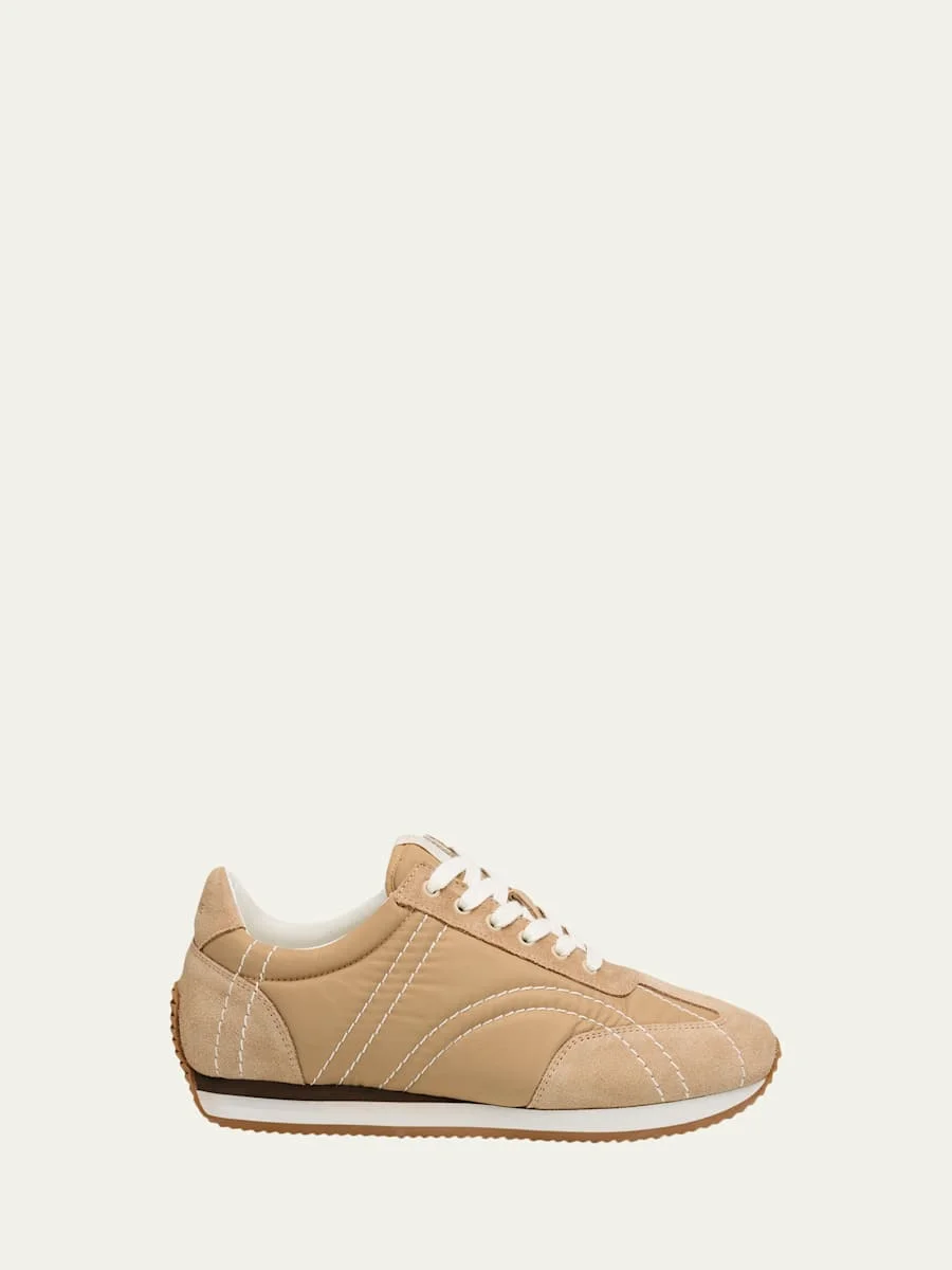Suede Retro Runner Sneakers - 1