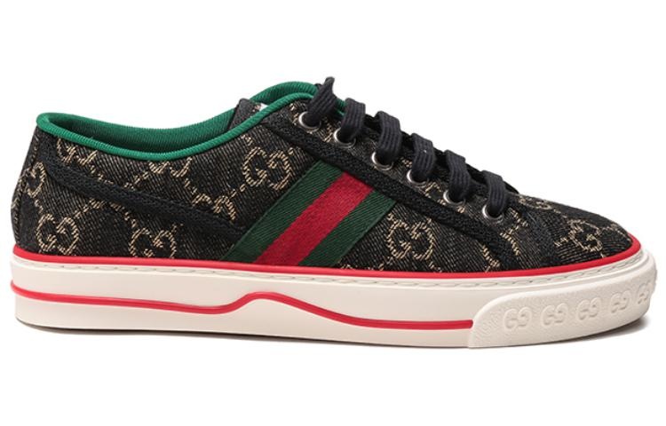 (WMNS) Gucci Tennis 1977 GG Logo 'Black Multi' 606110-UN320-1291 - 2