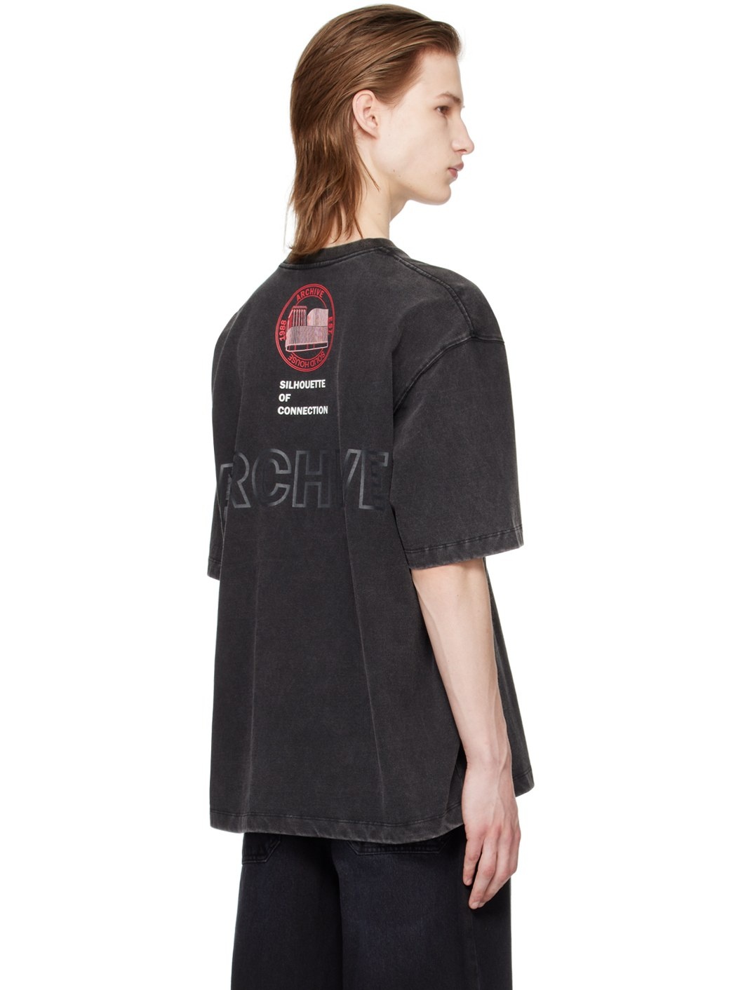 Black Faded T-Shirt - 3
