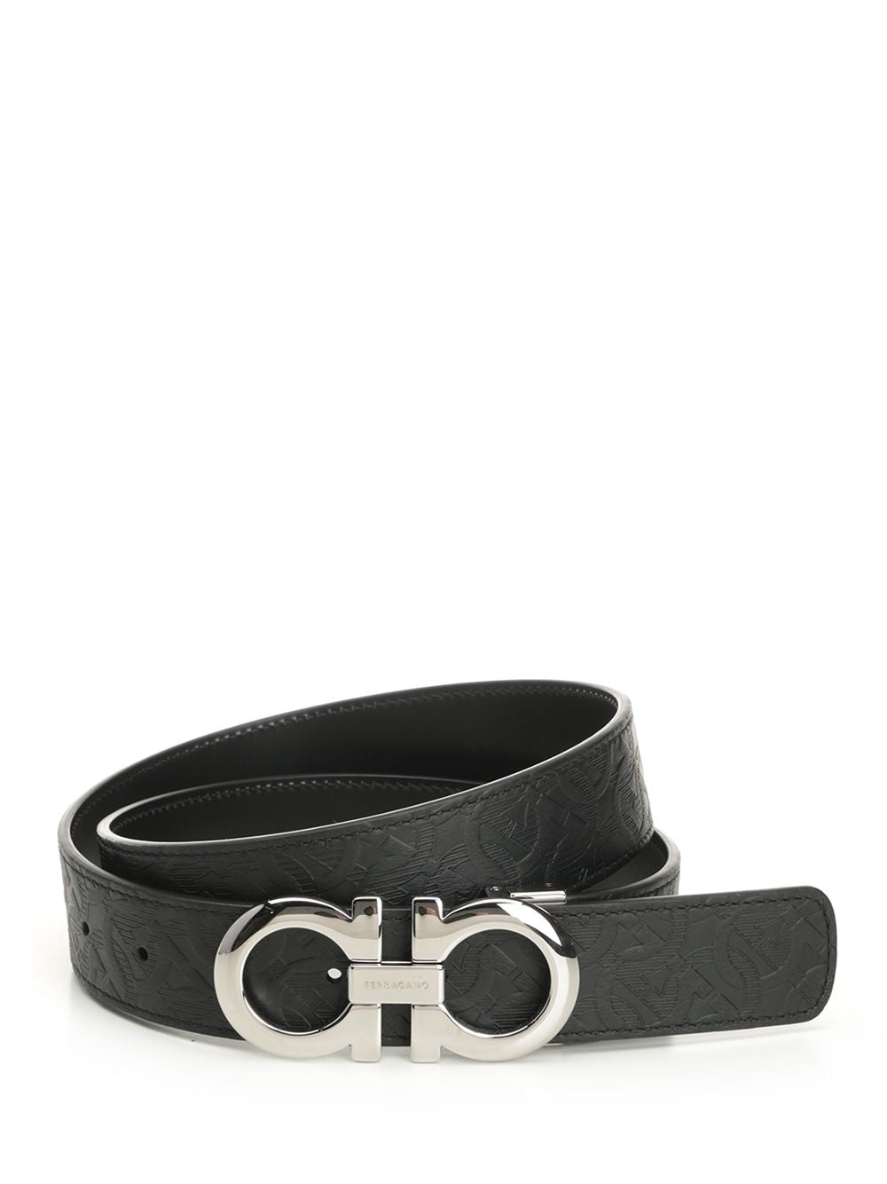 Reversible Leather Belt Belts Black - 1