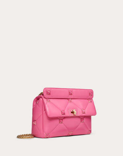 Valentino LARGE ROMAN STUD THE SHOULDER BAG IN NAPPA WITH CHAIN AND ENAMELED STUDS outlook