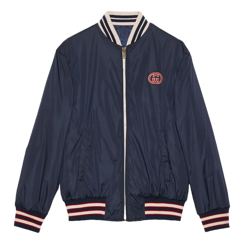 Gucci Reversible Nylon Canvas Jacket 'Dark Blue' 770283-ZAPA0-4348 - 1