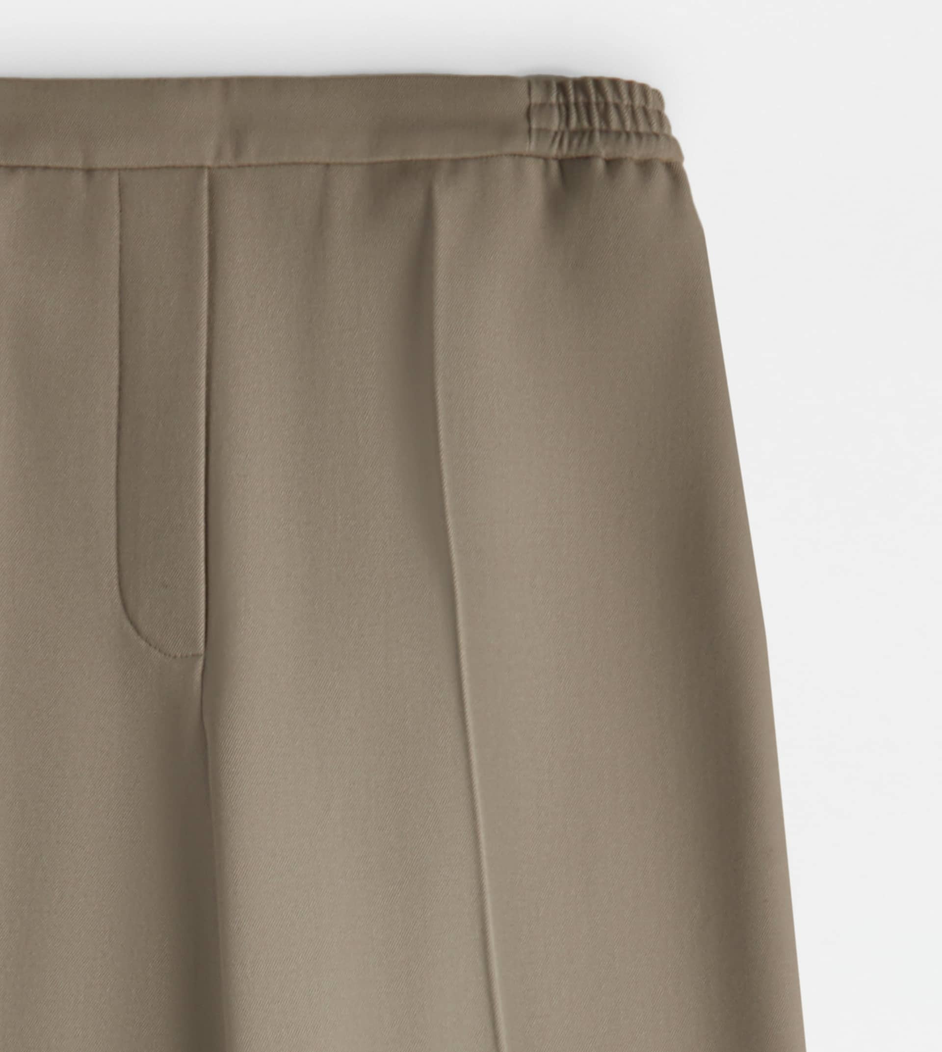 PANTS IN WOOL - BEIGE - 3