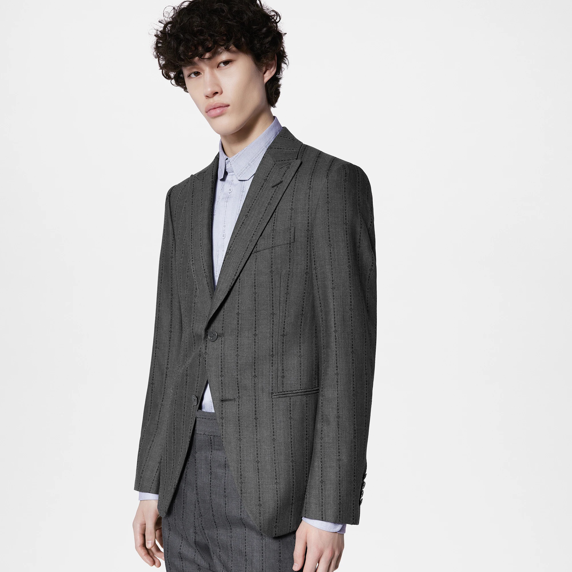 Single-Breasted Wool Pont Neuf Cutaway Jacket - 8