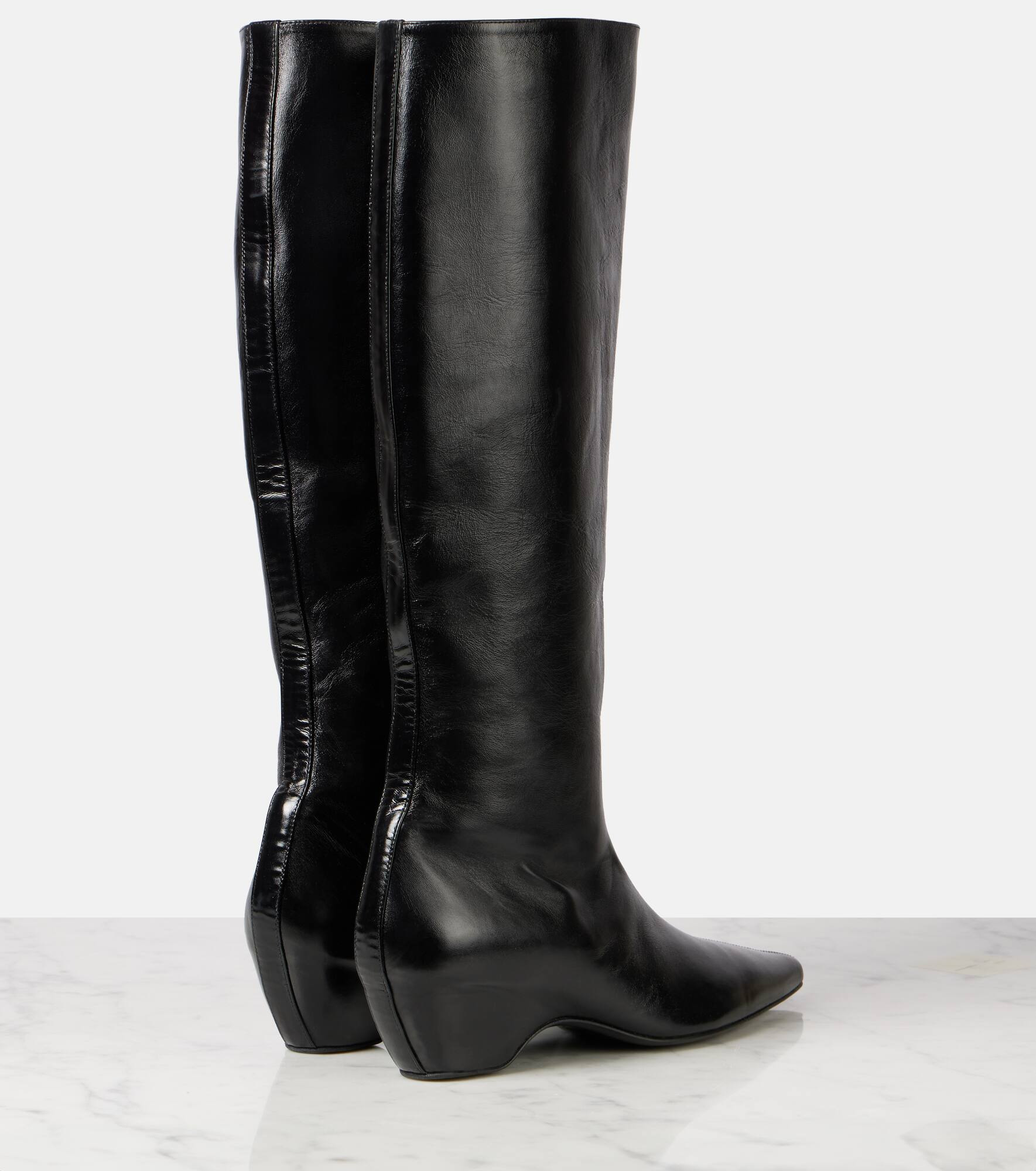Sybil 40 leather knee-high boots - 2