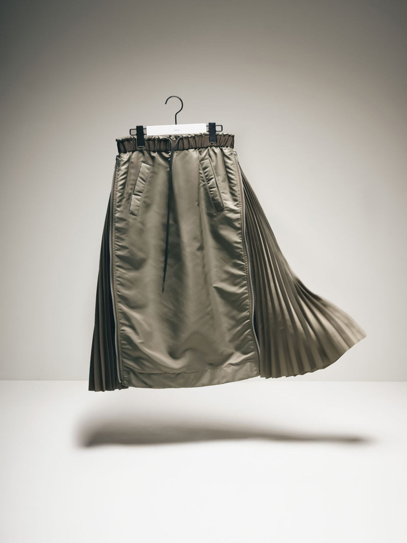 sacai Nylon Twill Skirt outlook