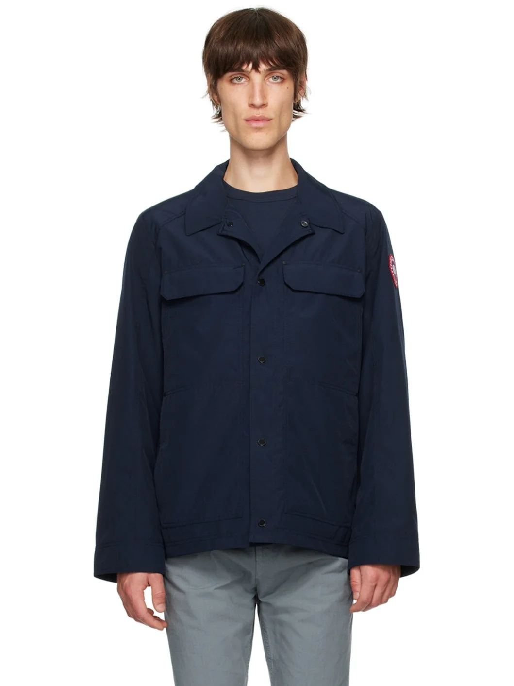 Navy Burnaby Jacket - 1