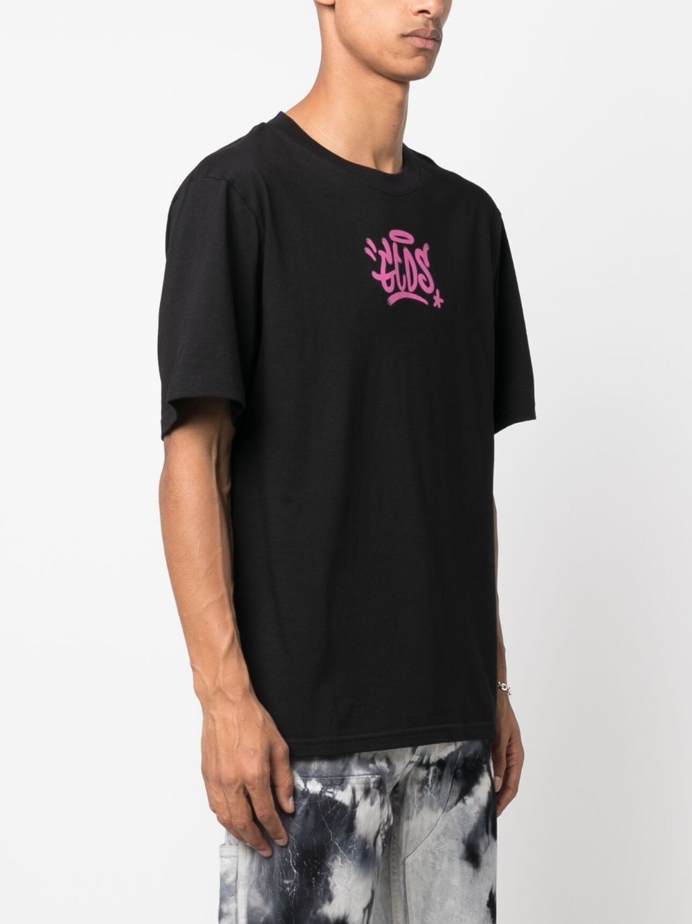 graffiti-print cotton T-shirt - 3