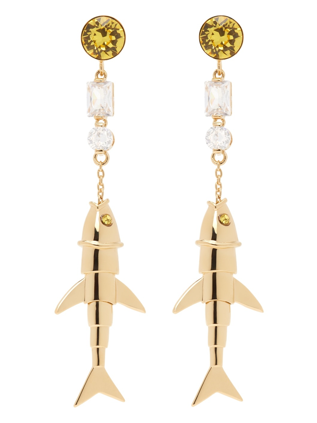 Gold Charm Earrings - 1