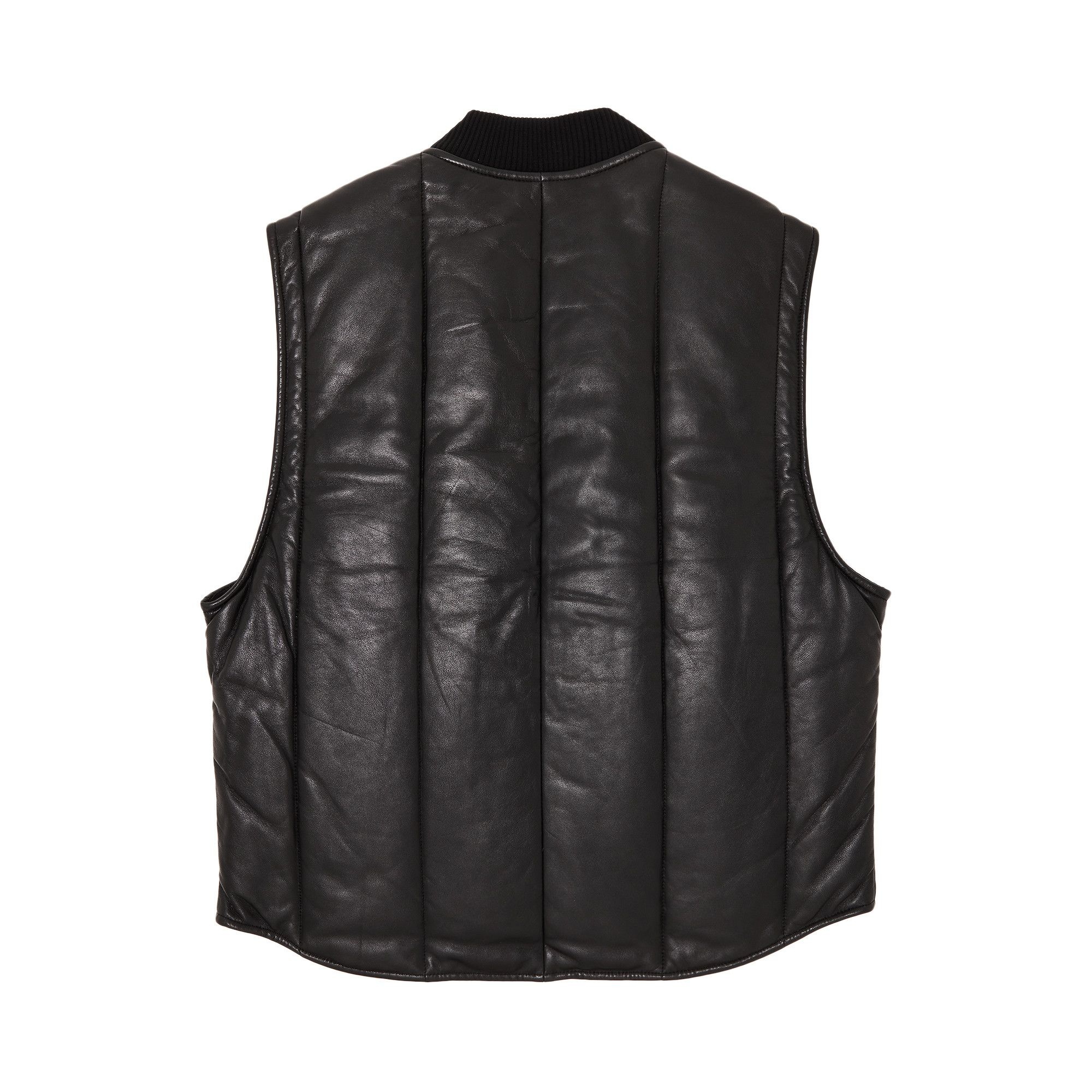 Supreme x Dickies Leather Work Vest 'Black' - 2
