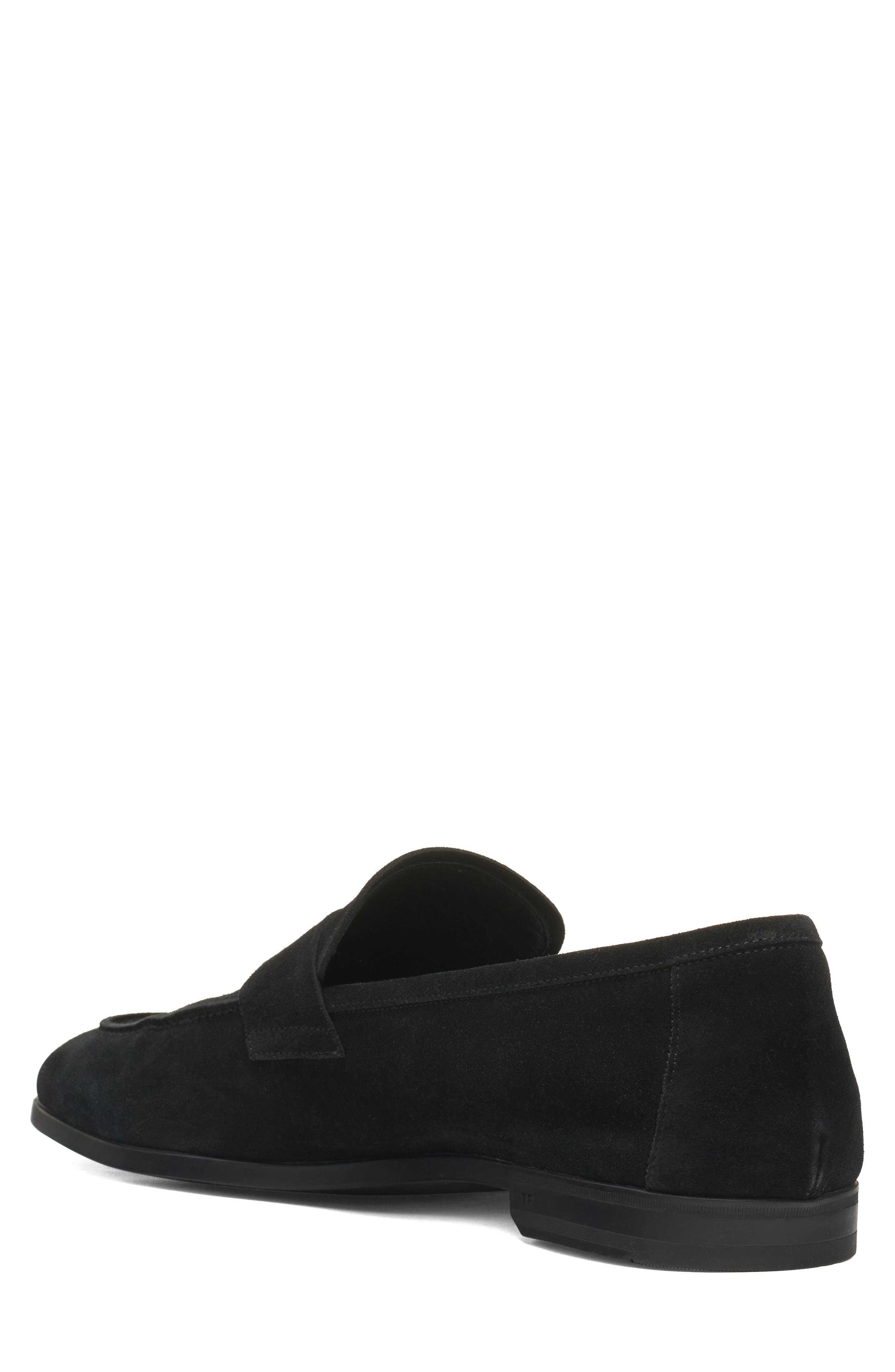 TOM FORD Sean Penny Loafer in 1N001 Black at Nordstrom - 2