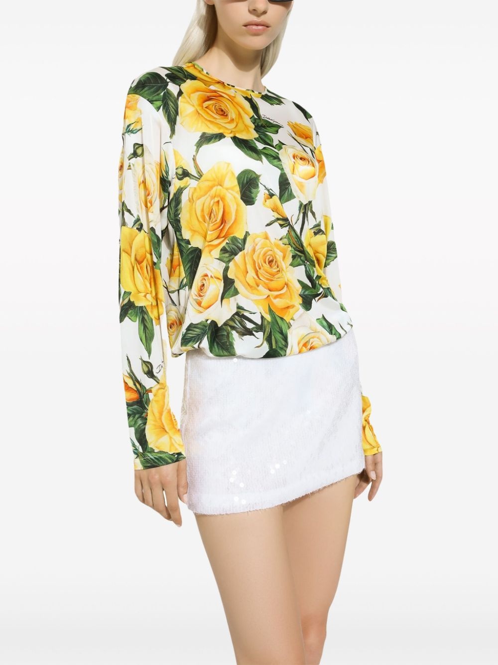sequin-embellished miniskirt - 4