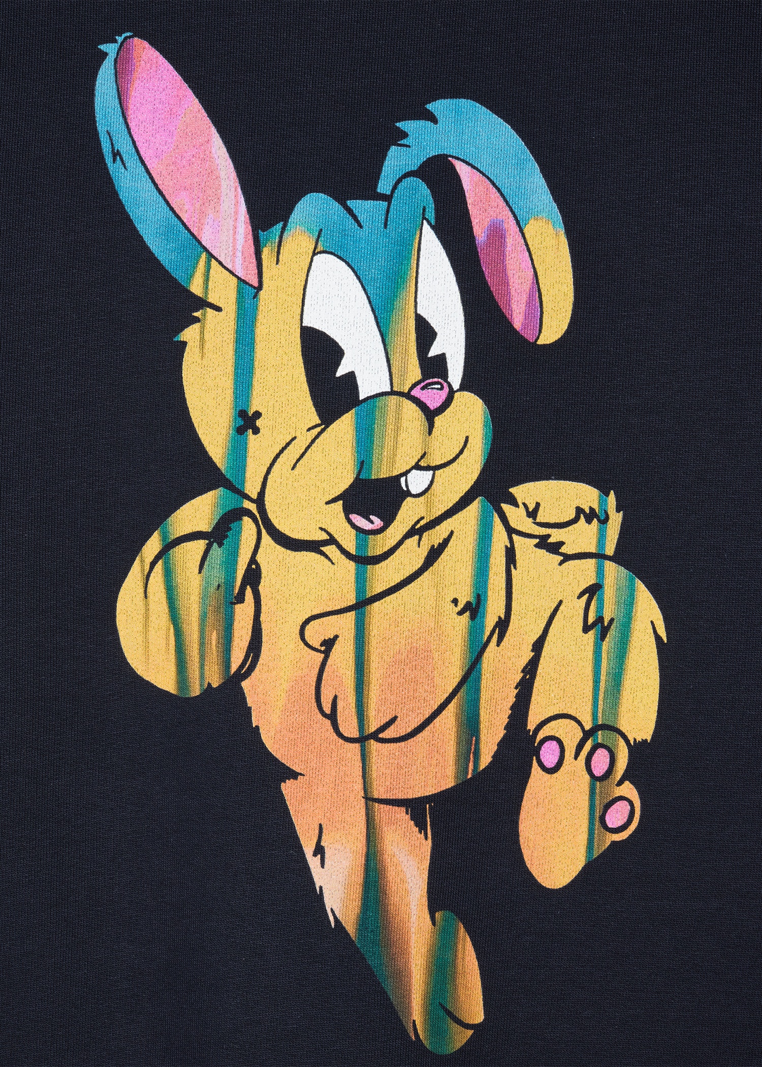 Navy 'Rabbit' Print Sweatshirt - 2