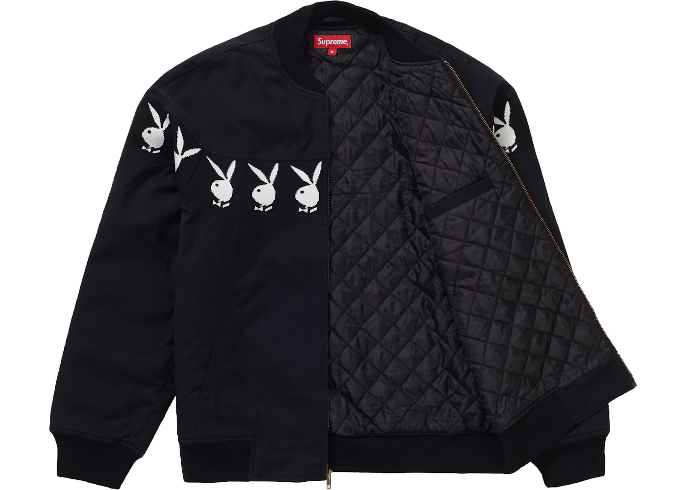 Supreme Playboy Crew Jacket Black - 2