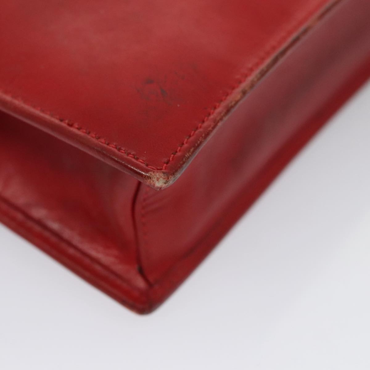 CELINE Mini Hand Bag Leather Red - 15