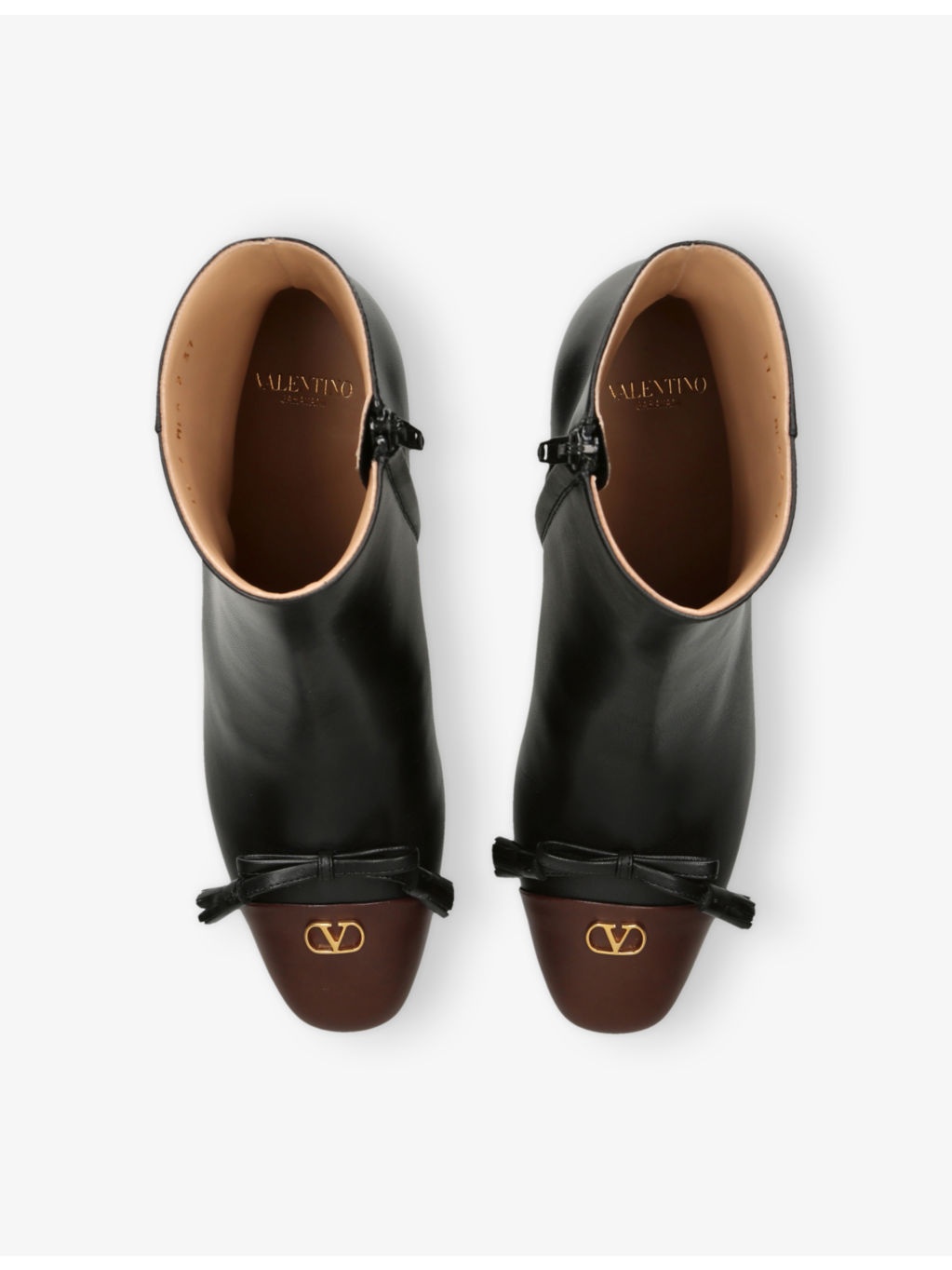 Valet Du Roi Leather Heeled Ankle Boots - 2