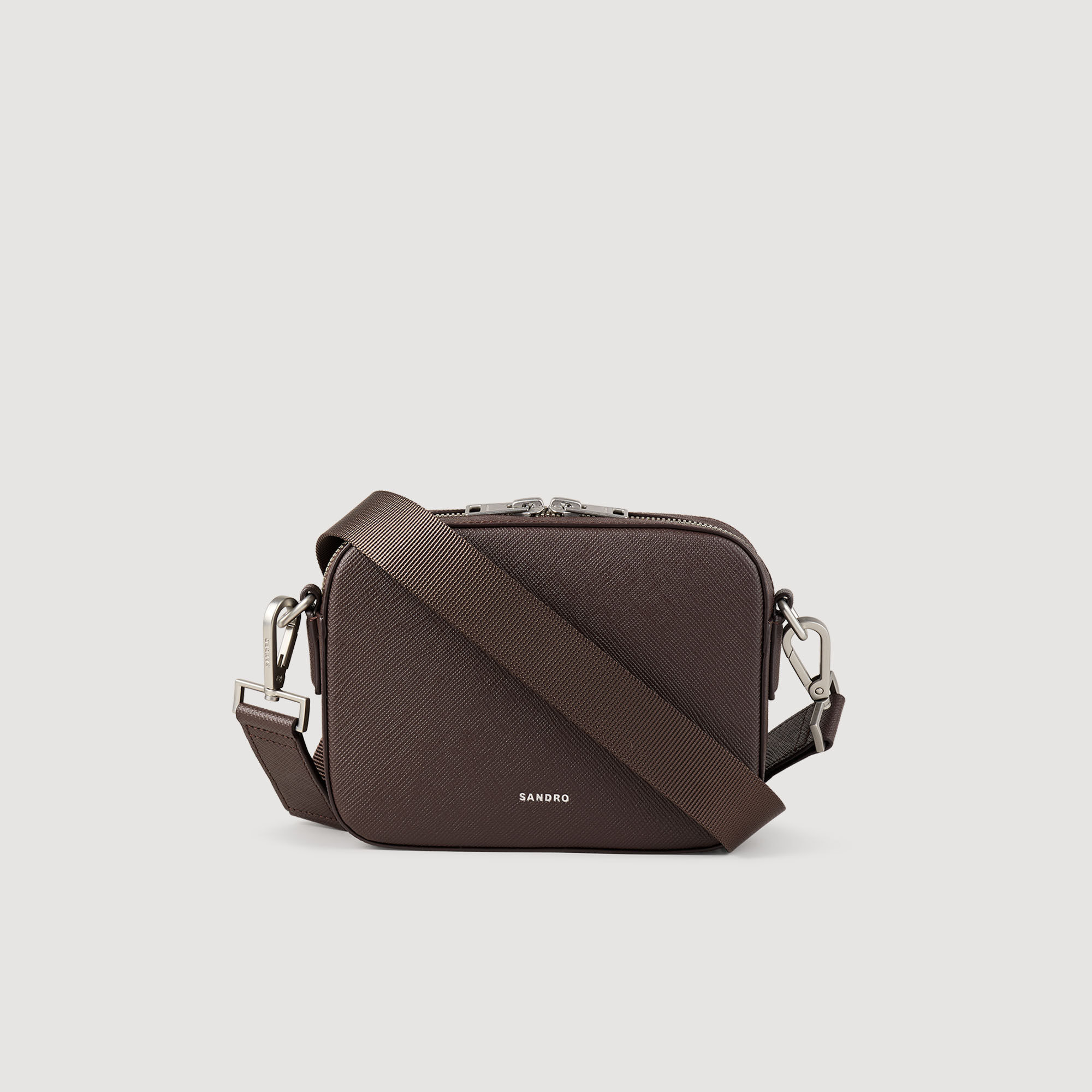 SMALL RECONSTITUTED LEATHER BAG - 9