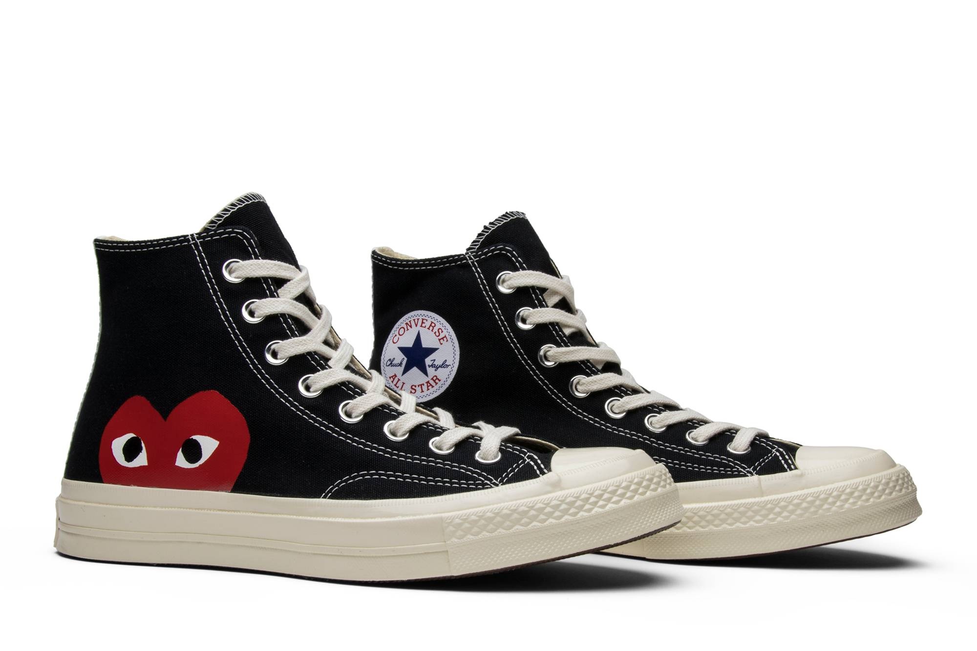 Comme des Garçons x Chuck Taylor All Star Hi 'Play' - 8