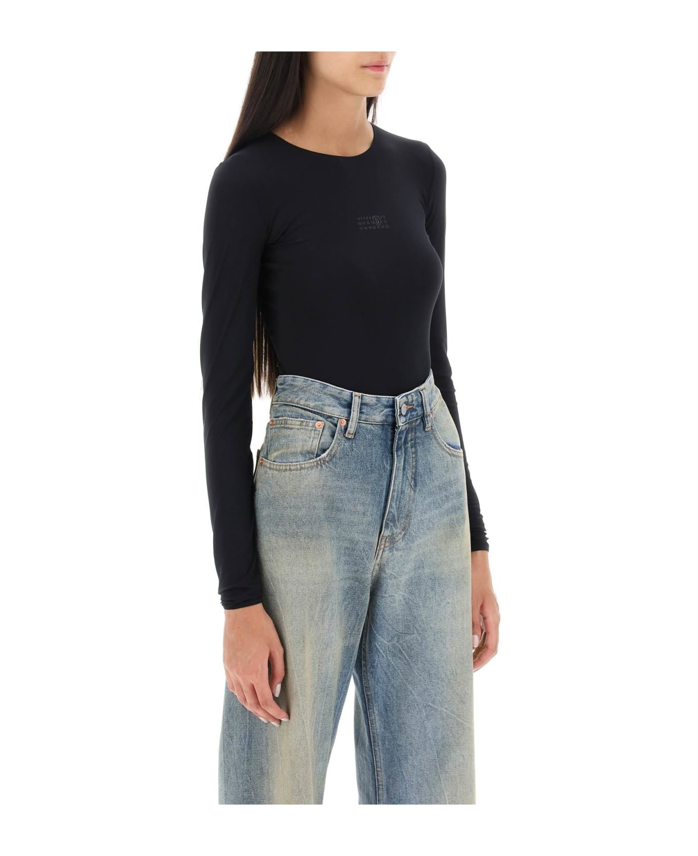 Long Sleeve Lycra Bodysuit - 2