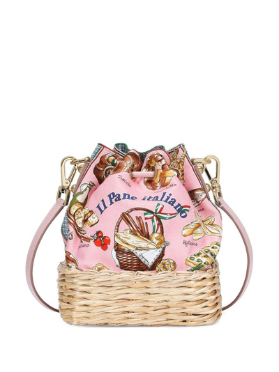 Dolce & Gabbana logo-plaque bucket bag outlook