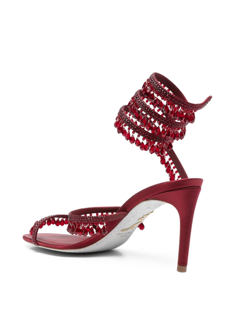 85mm Chandelier crystal-embellished sandals - 3