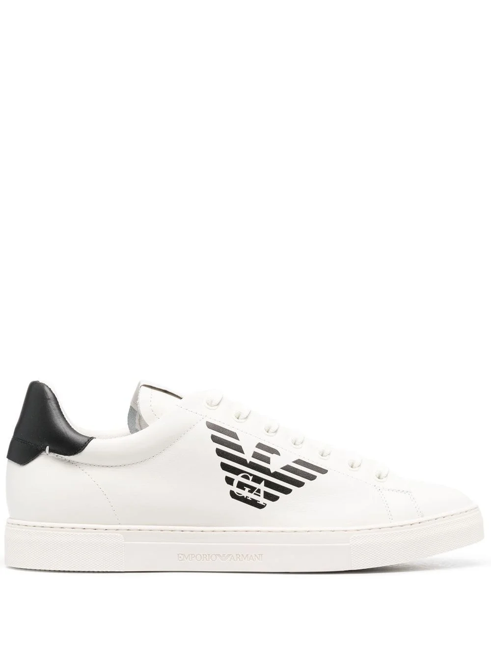 lace-up logo-print sneakers - 1