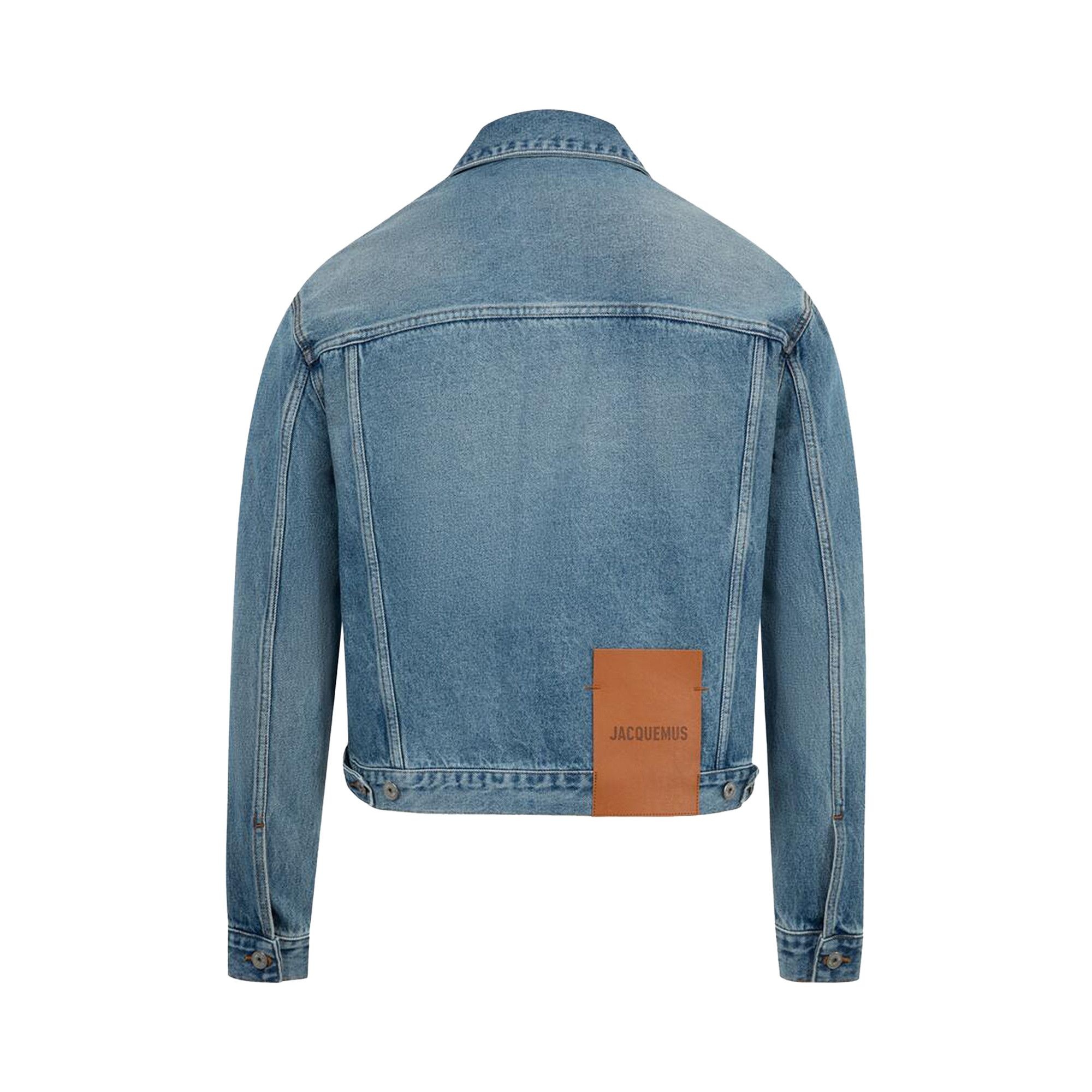 Jacquemus Denim Jacket 'Blue/Tabac' - 2