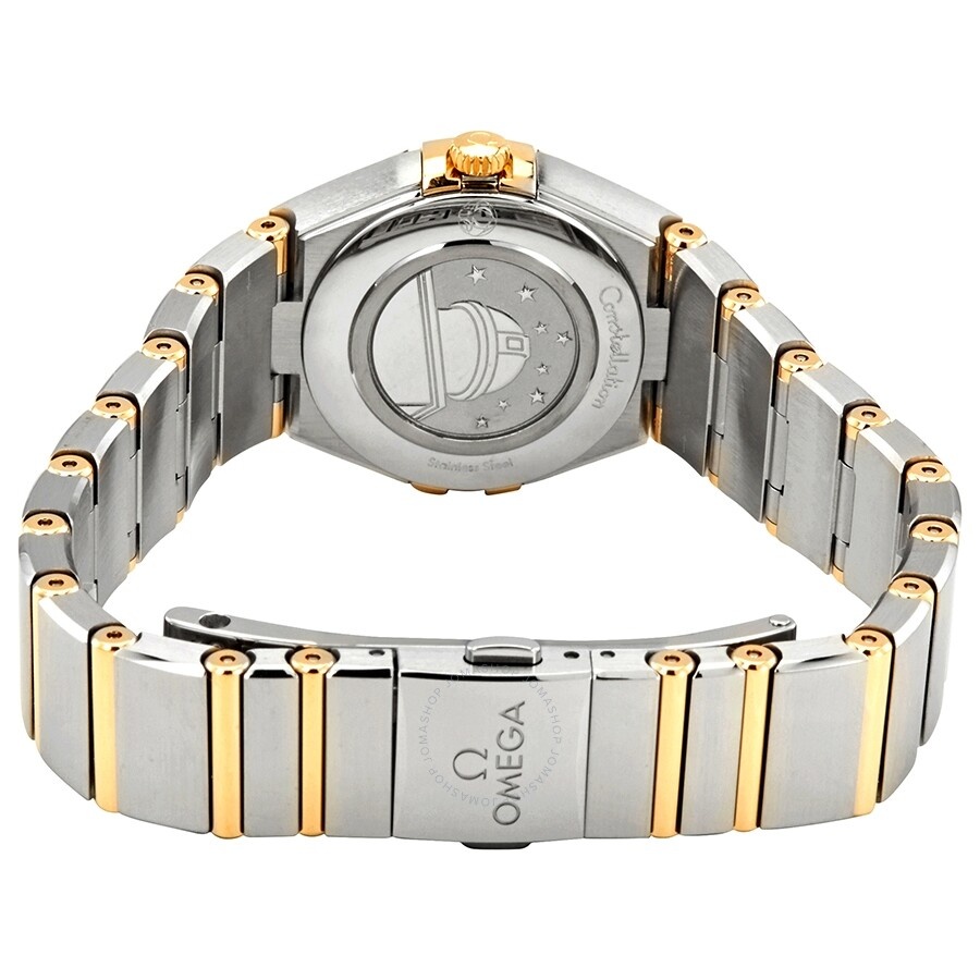 Omega Constellation White Mother of Pearl Dial Ladies Steel and 18kt Yellow Gold Ladies Watch 131.20 - 3