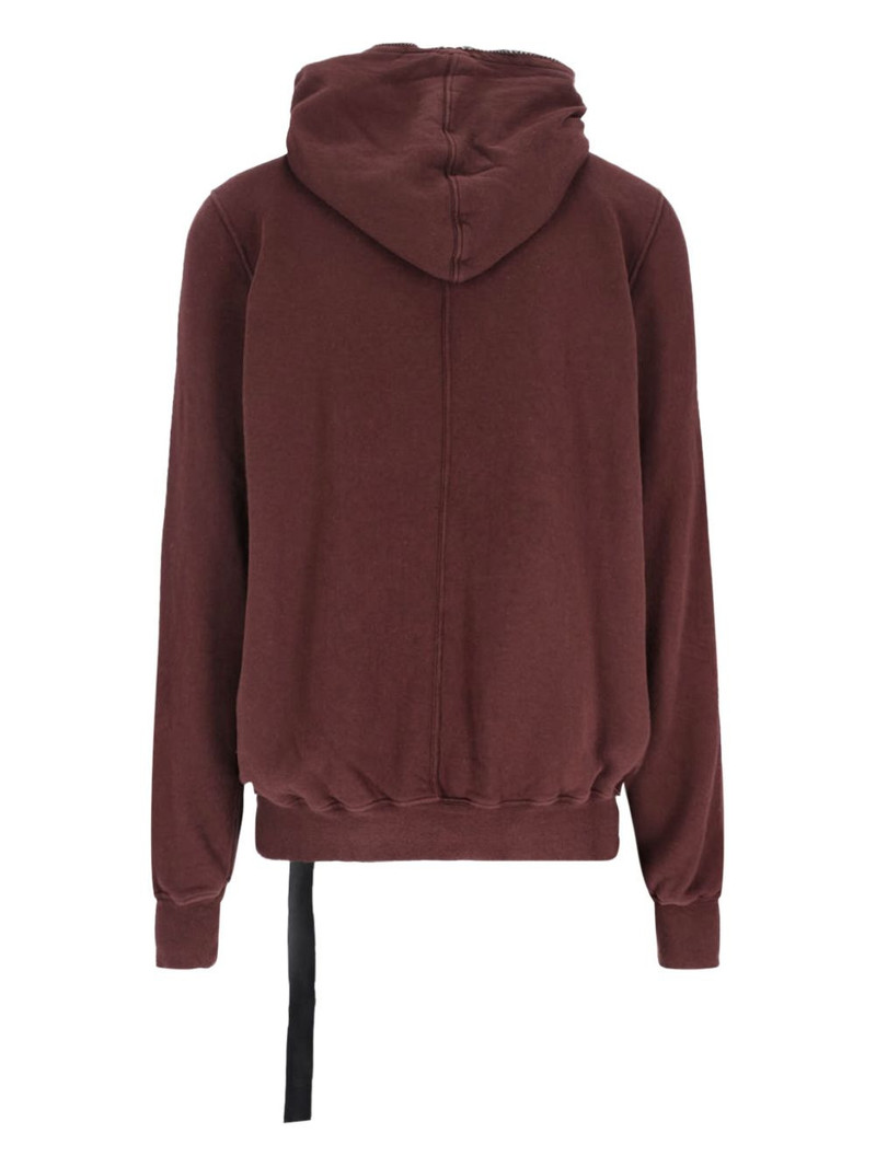 Rick Owens DRKSHDW Jumbo Gimp zip-up hooded sweatshirt outlook