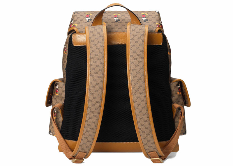 GUCCI Gucci x Disney Backpack Mini GG Supreme Mickey Mouse Medium Beige outlook
