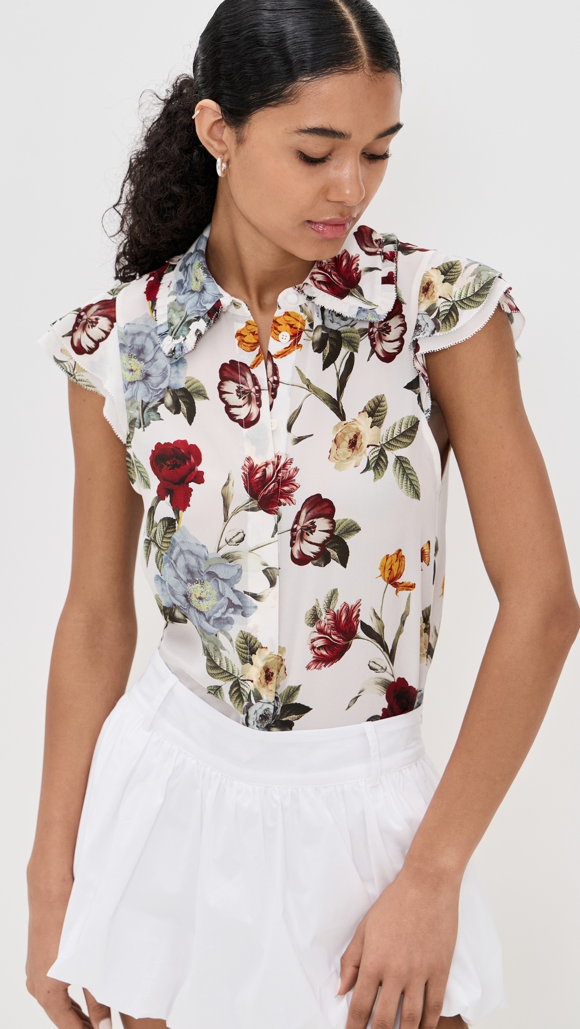 Martel Flutter Sleeve Blouse - 6