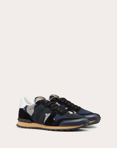 Valentino Mesh Fabric Camouflage Rockrunner Sneaker outlook