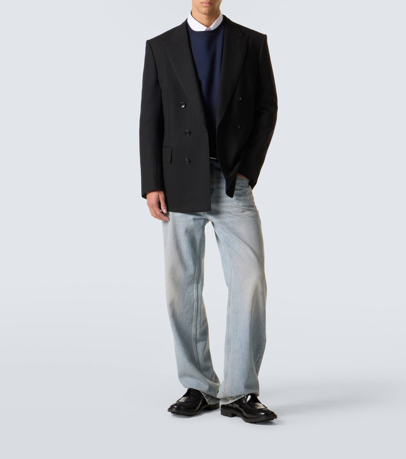 SAINT LAURENT Cassandre cotton jersey sweatshirt outlook