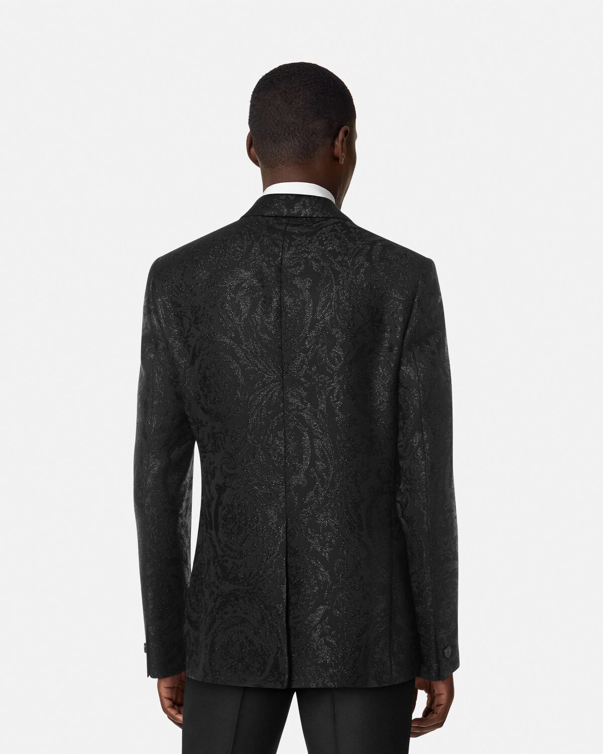 Barocco Jacquard Single-Breasted Blazer - 5
