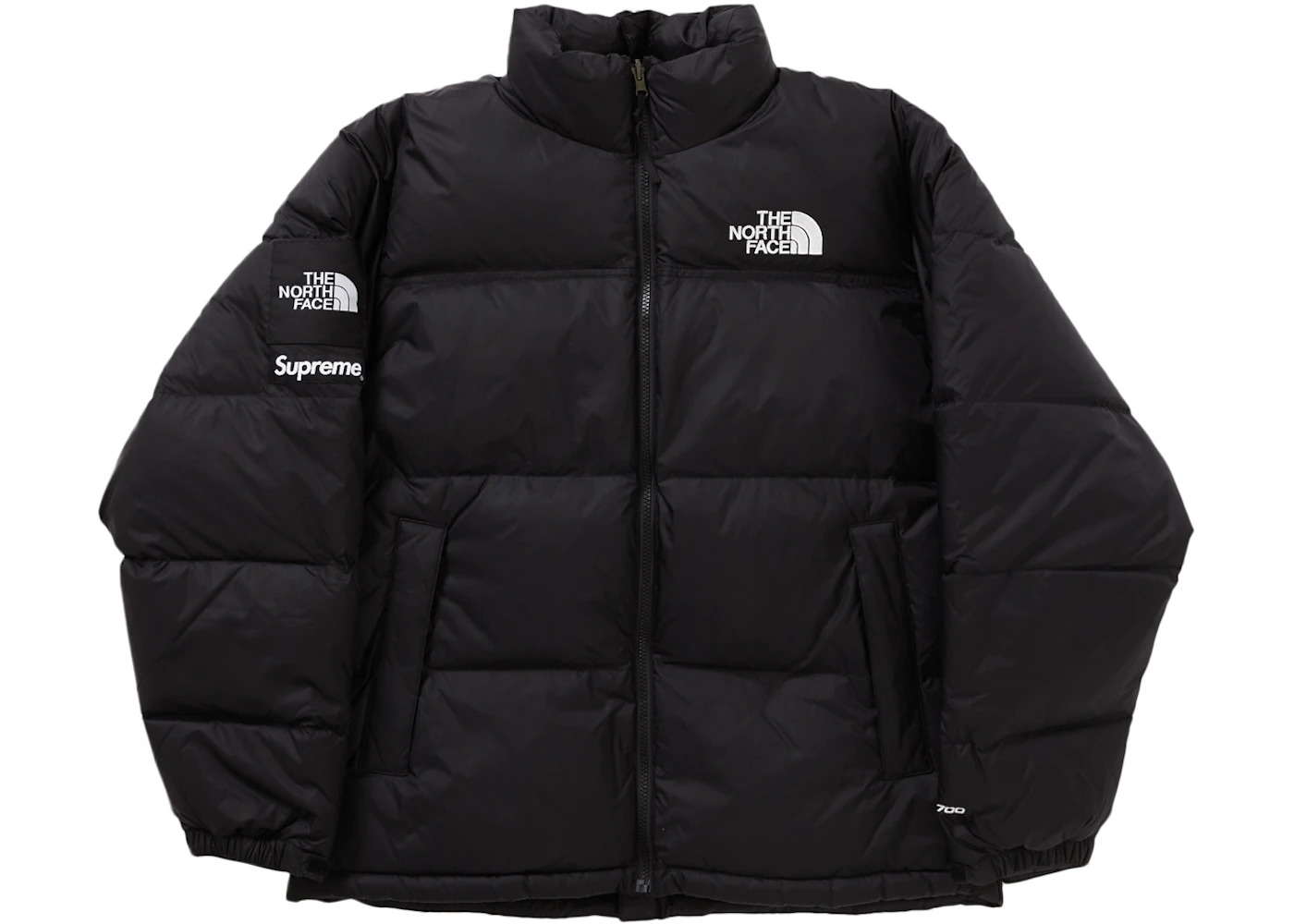 Supreme The North Face Split Nuptse Jacket Black - 2