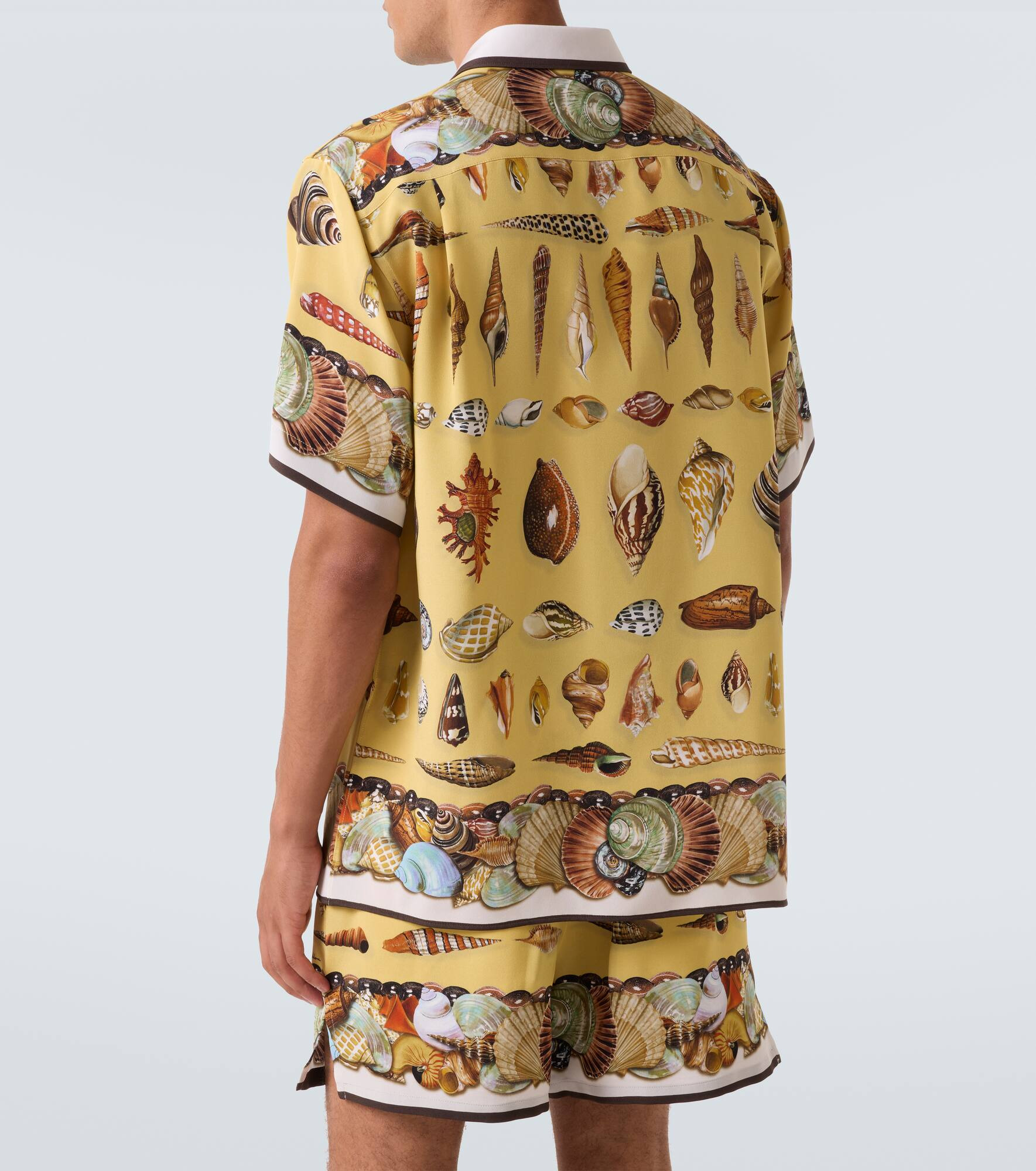 Printed silk crêpe shirt - 4