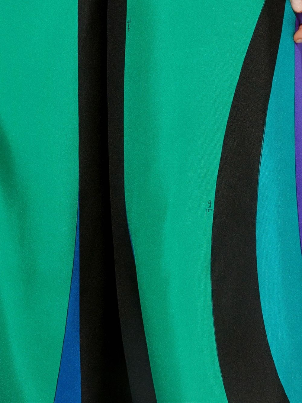 Maddalena-print wide-leg trousers - 5
