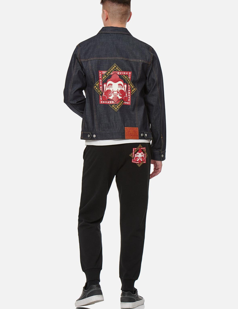 GODHEAD PRINT DENIM JACKET 5