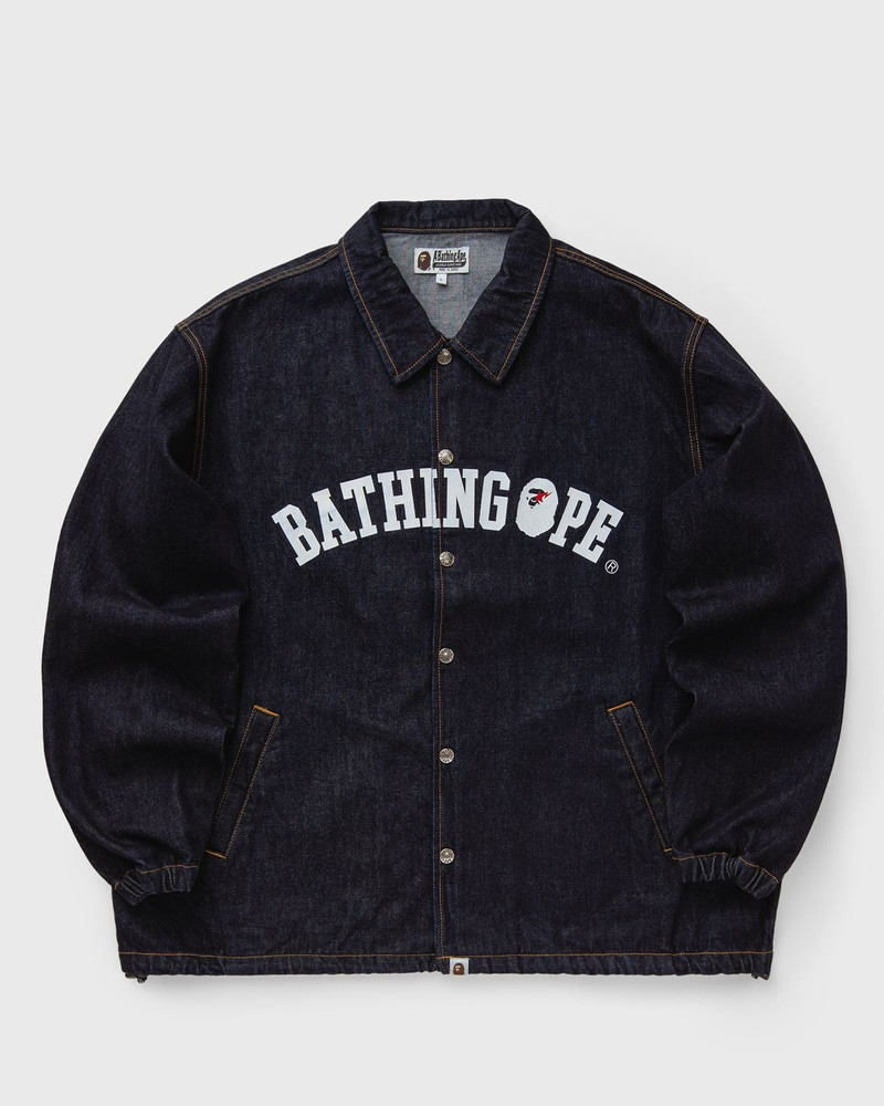 BATHING APE RELAXED FIT 데님 COACH 재킷 - 1