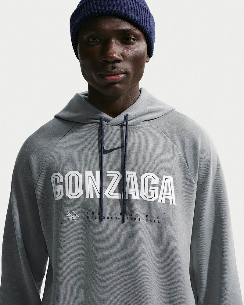 Gonzaga Bulldogs Nike NCAA Men's Basketball Coaches' Pullover Hoodie 3