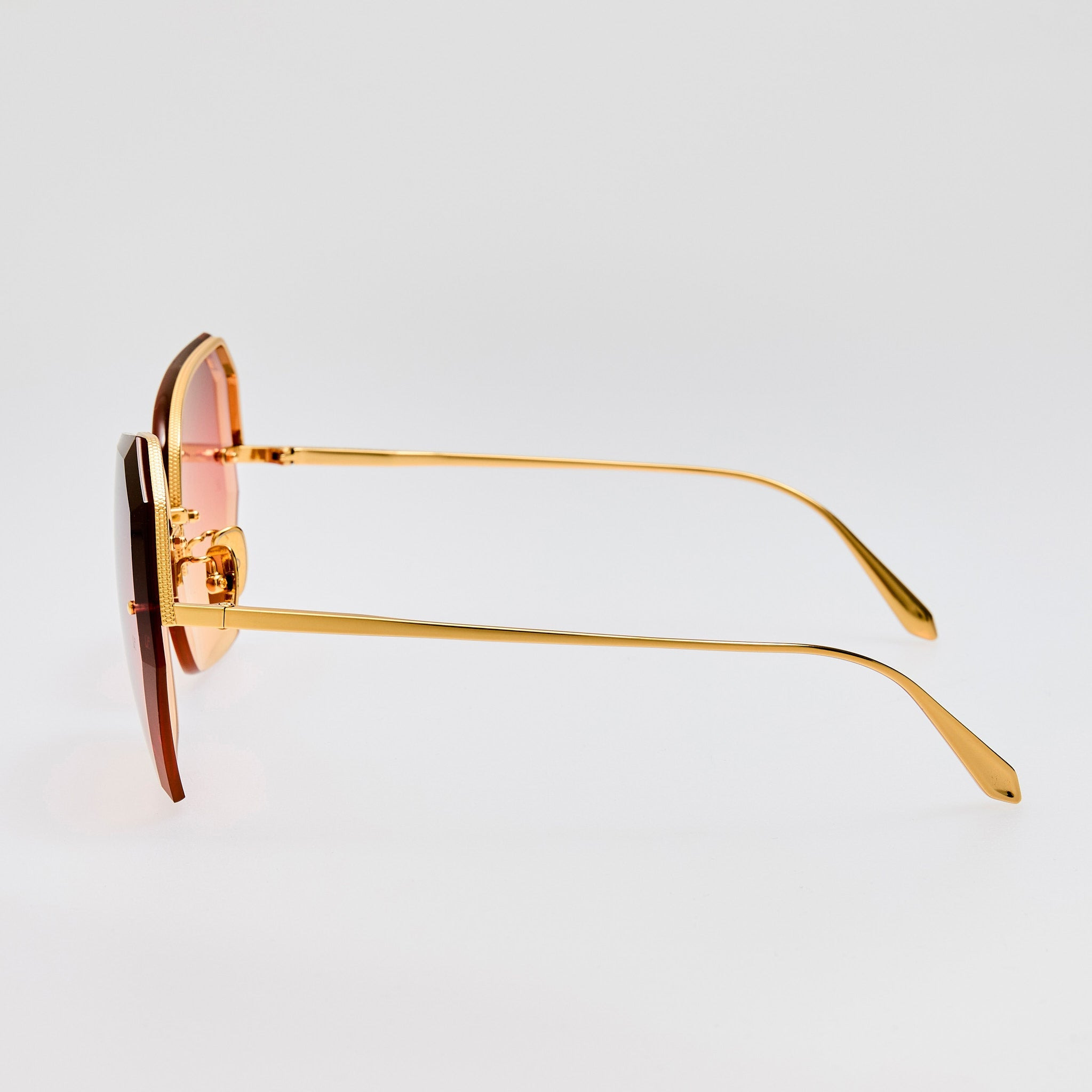 Lila Sunglasses in Sunset Gradient - 4