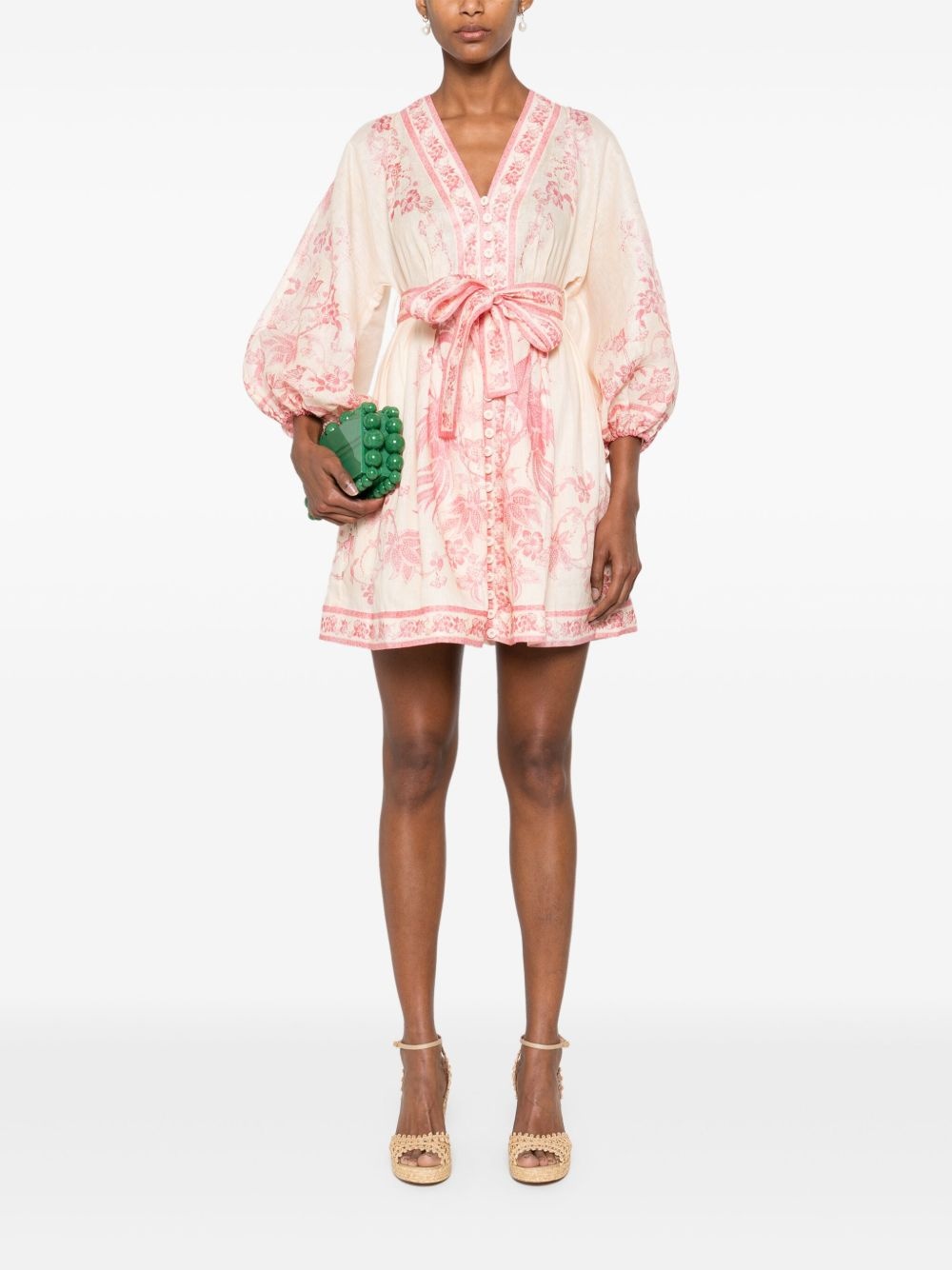 Lucky linen mini dress - 2
