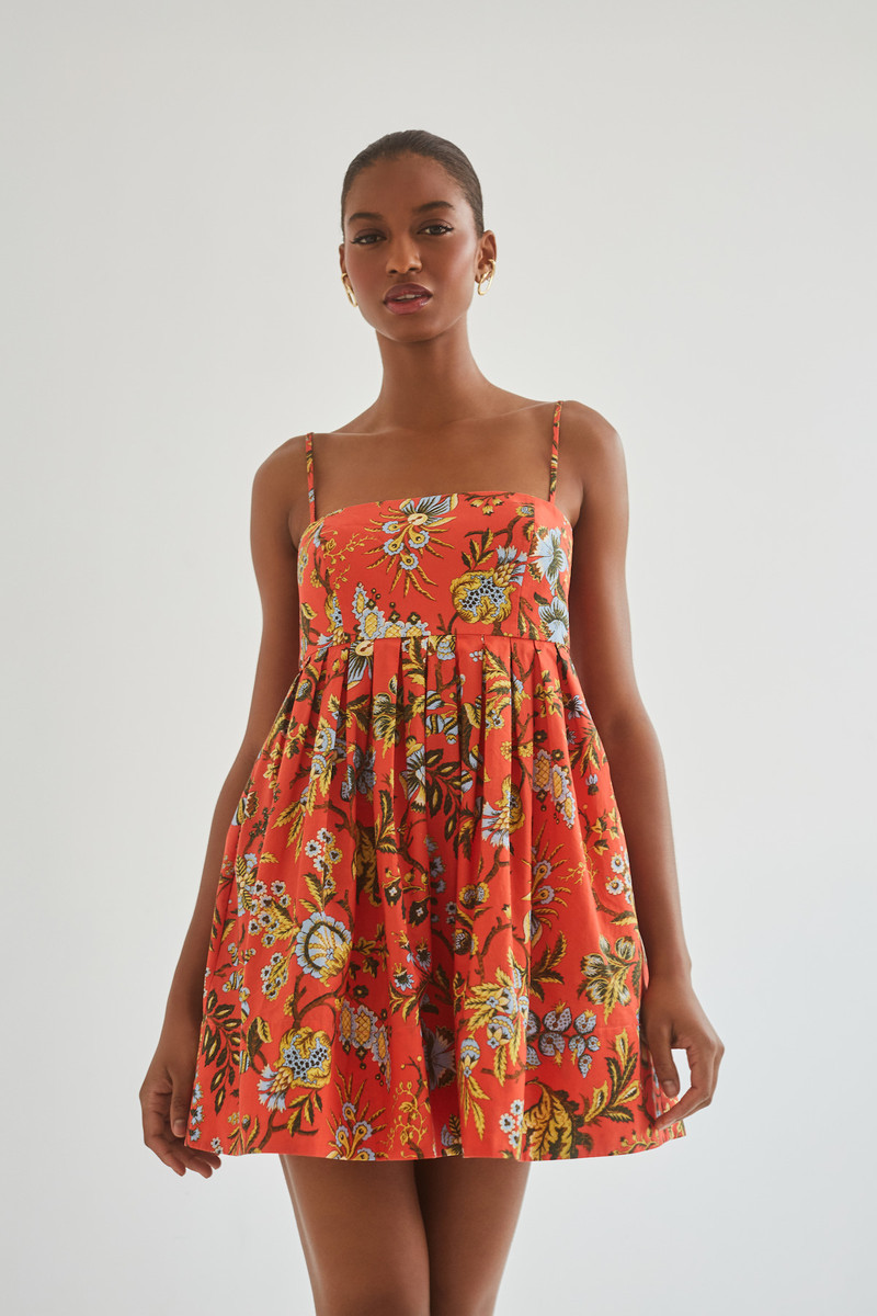 Cara Cara Leo Mini Dress
Boasts An Empire Waist And A Chic Self-Tie Back outlook